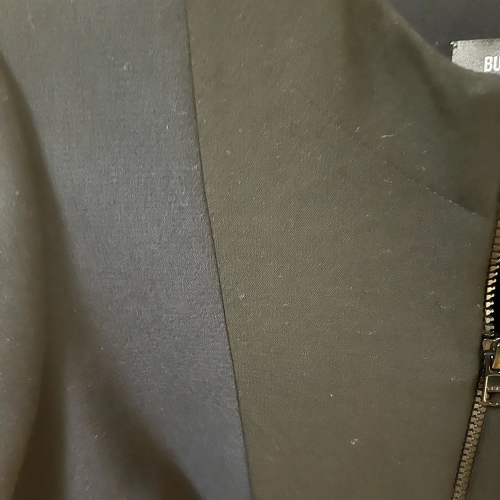 BUCHANAN - KANG Navy and Black Zip-up Blazer- Size 4 - Picture 4 of 5